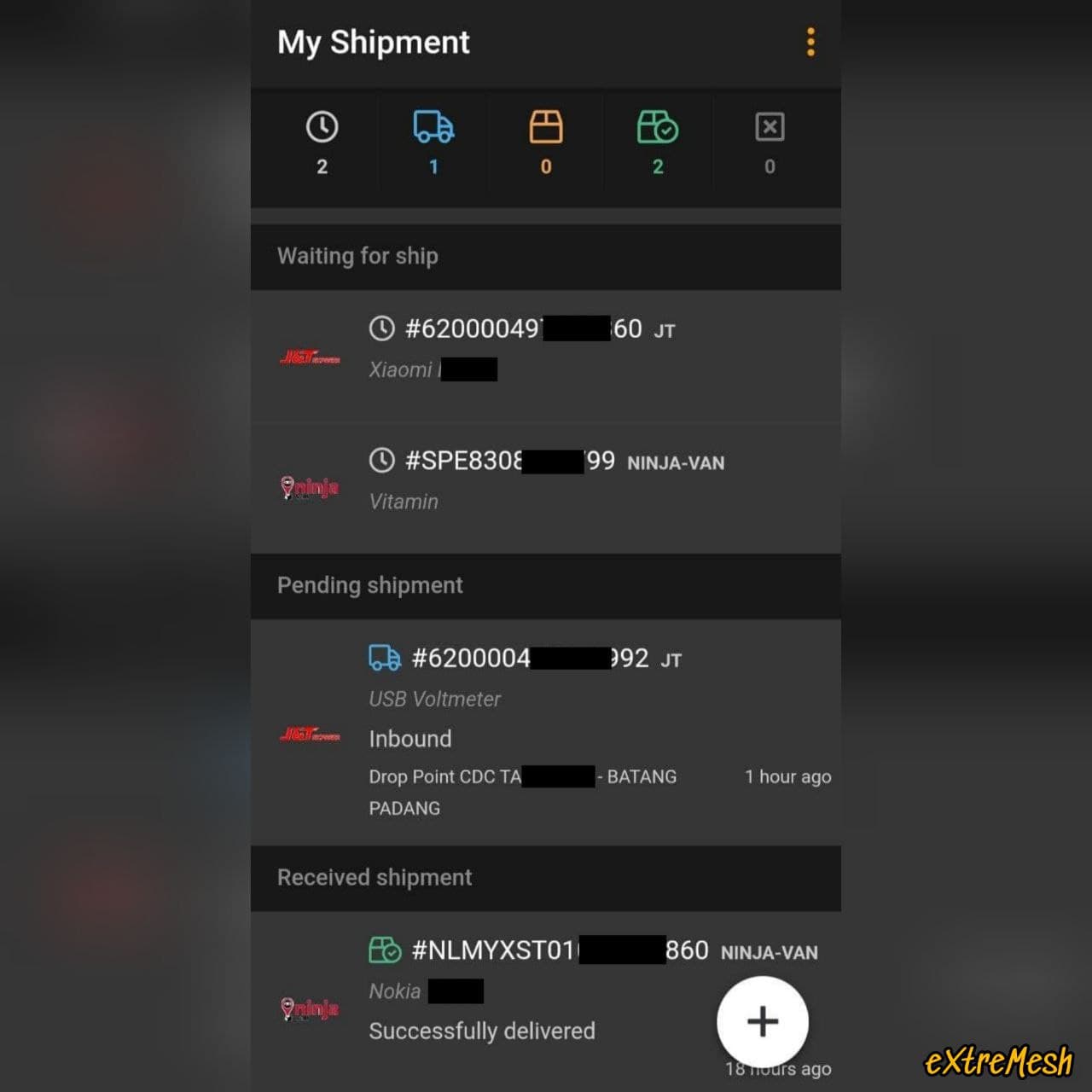 Tracking.MY - Best Multi Shipment Tracking App for Malaysia - Ramesh ...
